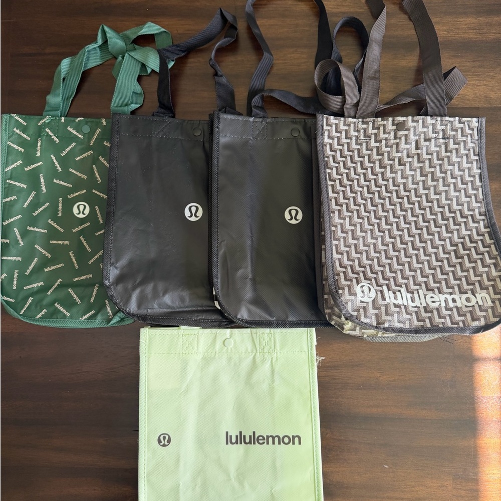 Lululemon Reusable Tote Bags Set